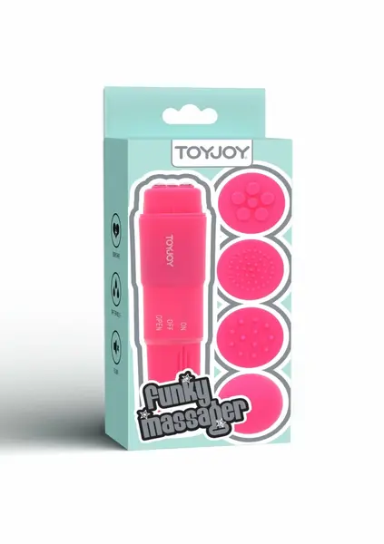 ToyJoy Funky Massager Compact Vibrating Device Pink 8713221188007