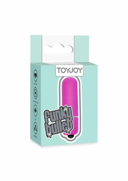 ToyJoy Funky Bullet Compact Vibrating Device Pink 8713221188069