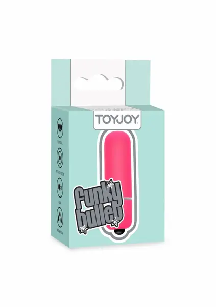 ToyJoy Funky Bullet Compact Vibrating Device Pink 8713221188052