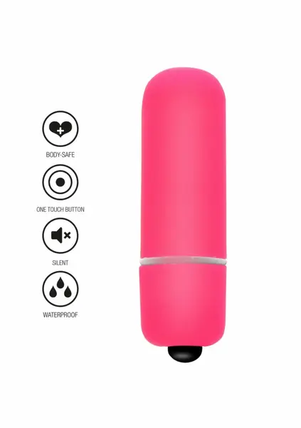 ToyJoy Funky Bullet Compact Vibrating Device Pink 8713221188052