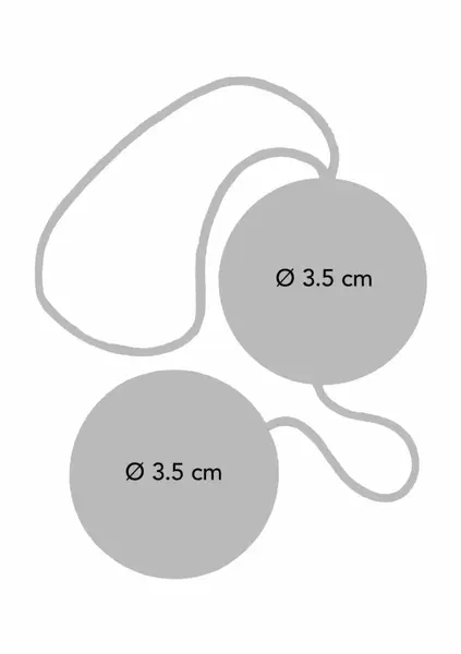 ToyJoy Funky Love Balls Silicone Weighted Intimate Trainer Pink 8713221328250