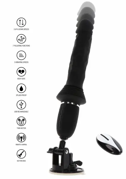 ToyJoy Magnum Opus Thruster Pro Advanced Thrusting System, 8cm Extension, Black