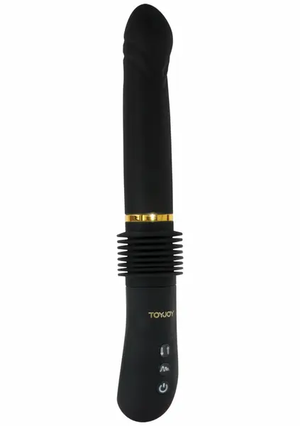 ToyJoy Magnum Opus Thruster - Advanced Thrusting Vibrator, Gold Accents, USB
