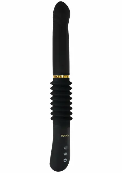 ToyJoy Magnum Opus Thruster - Advanced Thrusting Vibrator, Gold Accents, USB