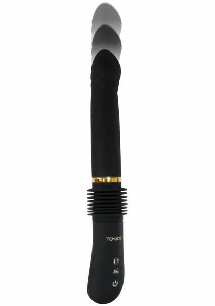 ToyJoy Magnum Opus Thruster - Advanced Thrusting Vibrator, Gold Accents, USB