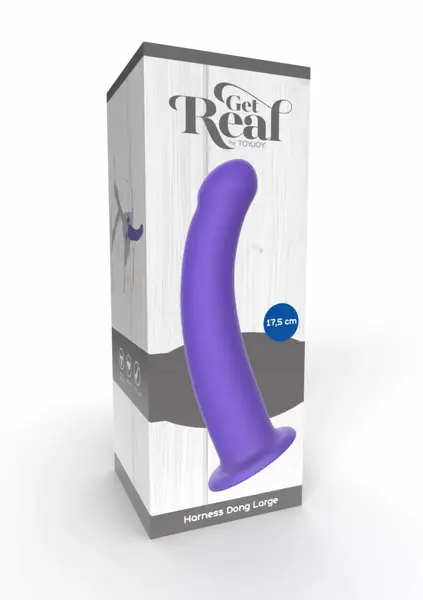 Get Real силиконово дилдо за страпон, L