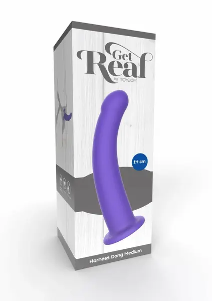 ToyJoy Get Real Harness Dong Silicone M - Anatomical Silicone Attachment