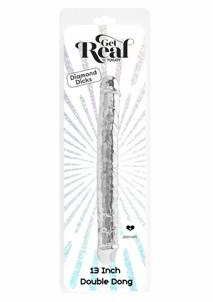 TOYJOY Get Real Clear Double Dong TPE 34.5 cm Transparent Model