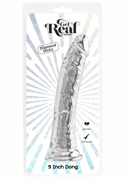 TOYJOY Get Real Clear Dong TPE 24 cm Transparent Model