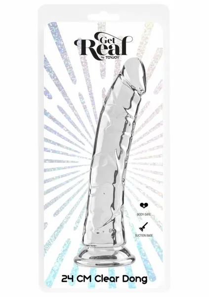 TOYJOY Get Real Clear Dong TPE 24 cm Transparent Model