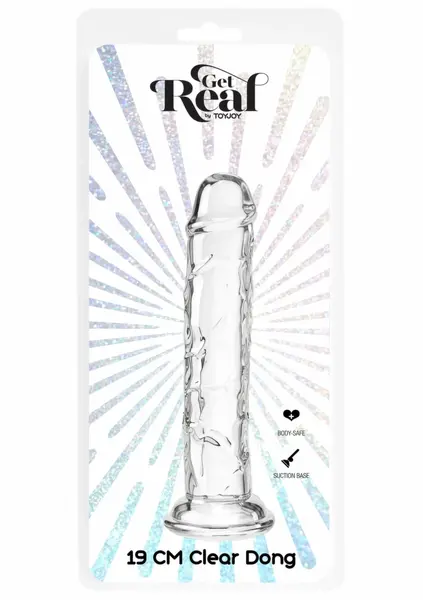 TOYJOY Get Real Clear Dong TPE 19 cm Transparent Model