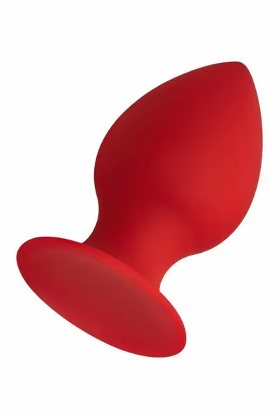 FORTO F-98 Cone Medium Red Premium Silicone Plug with Suction Base