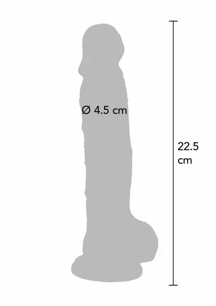 TOYJOY Get Real Clear TPE Model 22.5 cm Transparent Intimate Device