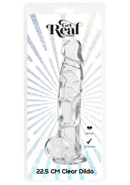 TOYJOY Get Real Clear TPE Model 22.5 cm Transparent Intimate Device
