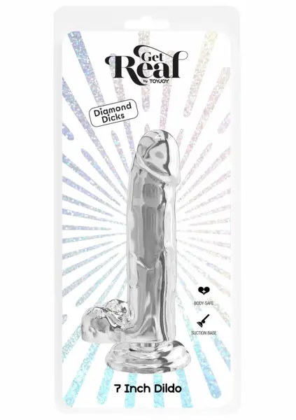 TOYJOY Get Real Clear Model TPE 18 cm Transparent Intimate Device