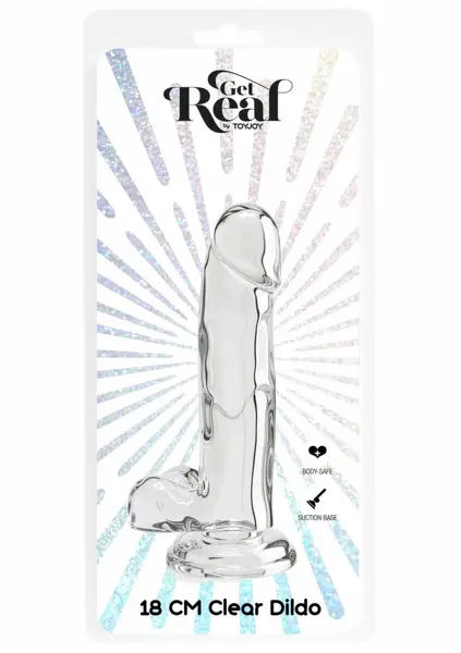 TOYJOY Get Real Clear Model TPE 18 cm Transparent Intimate Device
