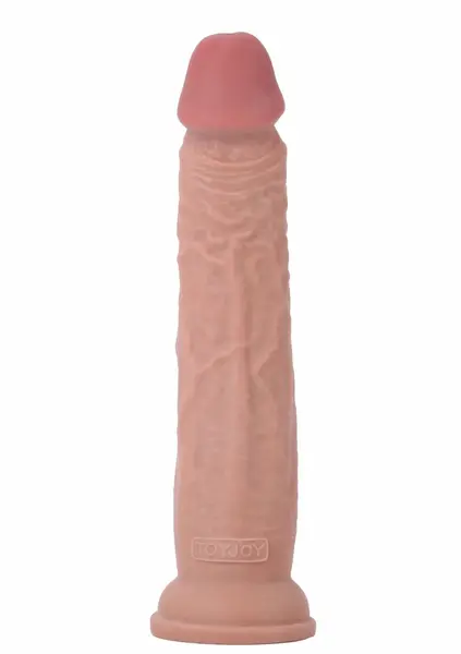 TOYJOY Deluxe Dual Density Dong TPE 36.5 cm Supreme Vital Skin System
