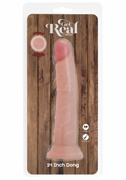 TOYJOY Deluxe Dual Density Dong TPE 36.5 cm Supreme Vital Skin System