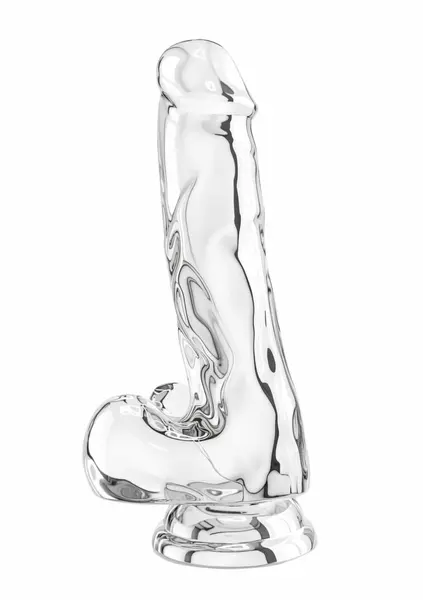 TOYJOY Get Real Clear Dildo TPE 16 cm - Transparent, Flexible Model