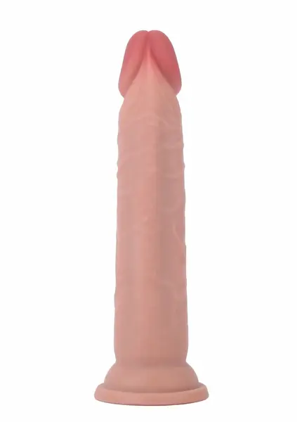 TOYJOY Deluxe Dual Density Dong TPE 21 cm - Supreme Vital Skin, Suction Base
