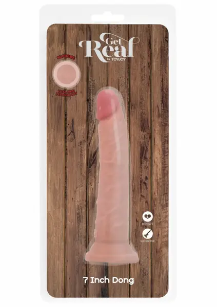 TOYJOY Get Real Deluxe Dual Density Dong TPE 17.5 cm, Supreme Vital Skin