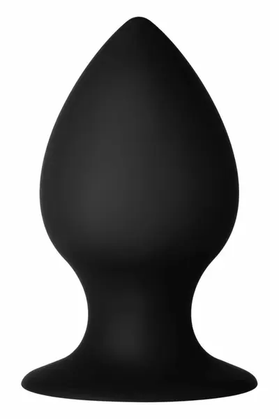 FORTO F-98 Cone Medium Black Premium Silicone Plug with Suction Base