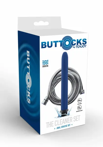 ToyJoy Buttocks The Cleaner Shower Set 15 cm - Hygienic Cleaning System
