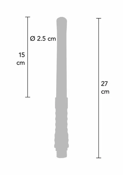 ToyJoy Buttocks The Geyser Anal Douche 15 cm - Flexible Silicone Hygiene Nozzle
