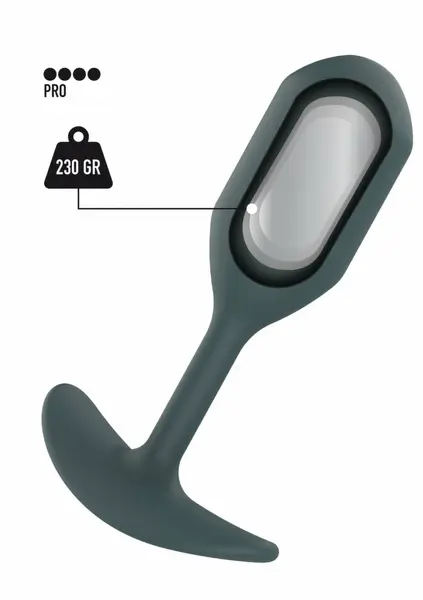 ToyJoy The Champ Silicone Weighted Plug 230g, 13cm, Black