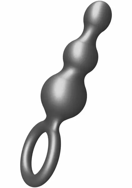 TOYJOY The Stuffer 3 Balls Plug Silicone Intimate Trainer Metallic