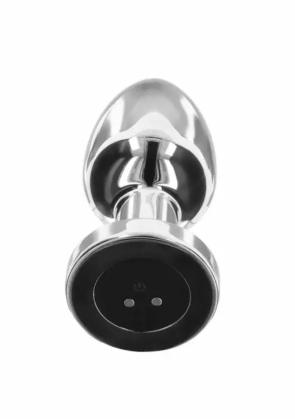TOYJOY The Glider Vibrating Plug Large Stainless Steel 7 Modes USB