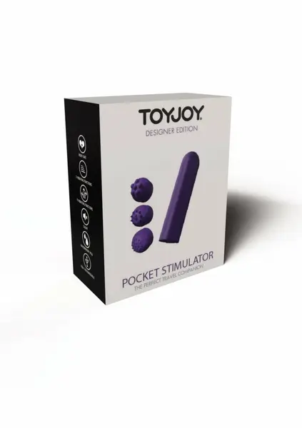TOYJOY Pocket Stimulator Designer Edition USB-C Rechargeable Black