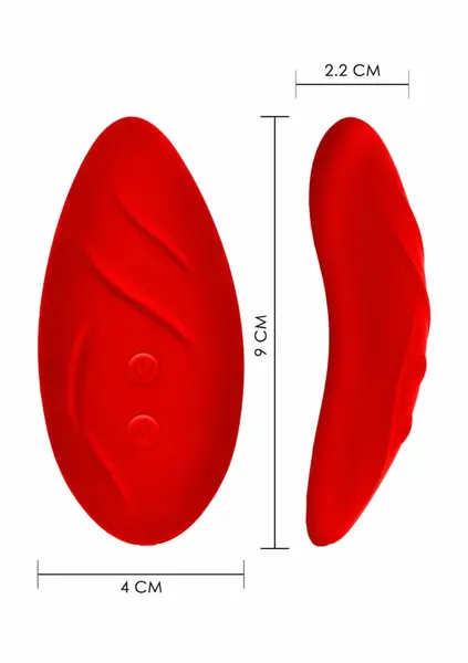 TOYJOY Divine Panty Vibrator Designer Edition Red Lace Set USB