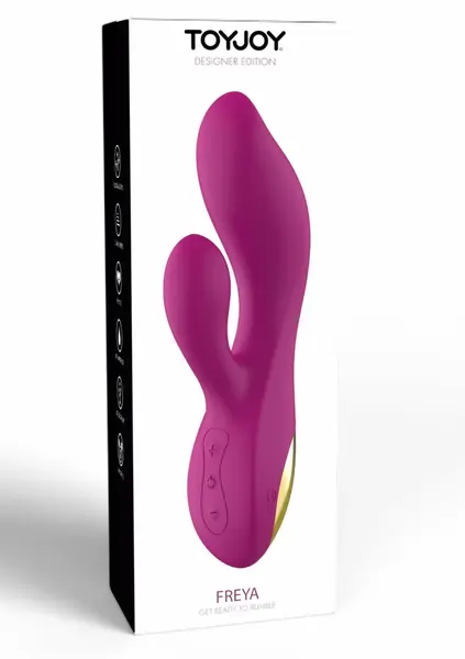 TOYJOY Freya Rumble Vibrator Designer Edition Twin Motor Pink