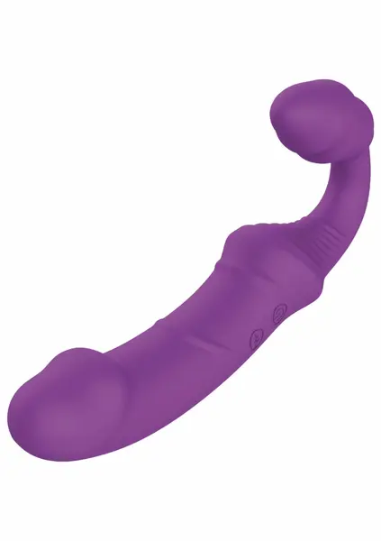 ToyJoy Nymphea Strapless Vibrating Couple Device, Remote, Silicone, USB, Pink