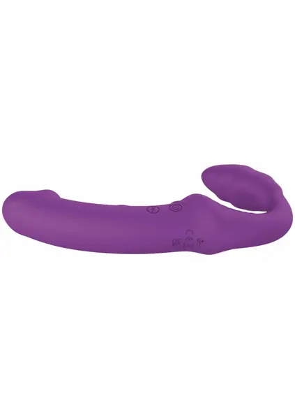 ToyJoy Nymphea Strapless Vibrating Couple Device, Remote, Silicone, USB, Pink