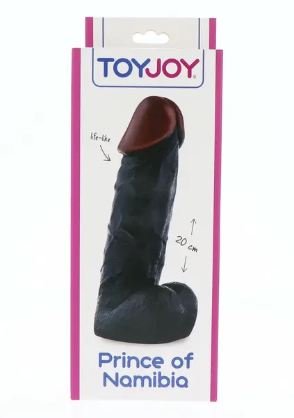 ToyJoy Prince Of Namibia Model 20 cm - Anatomical Silicone System, Black