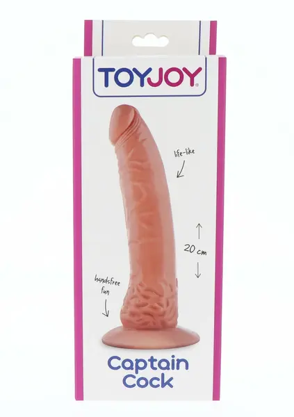 ToyJoy Captain Cock Dong 20 cm Anatomical Model, Skin Tone, PVC Material