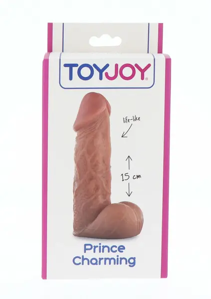 ToyJoy Prince Charming Dong 15 cm Silicone Anatomical Model, Skin Tone