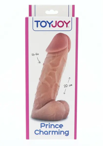 ToyJoy Prince Charming Dong 20 cm Anatomical Model - Skin Tone, PVC