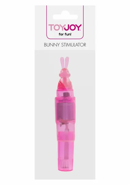 ToyJoy Bunny Stimulator Pink Compact Silicone Intimate Device 8713221016539