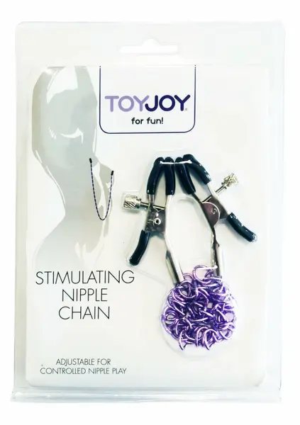 ToyJoy Rimba Stimulating Nipple Chain Adjustable Stainless Steel 8713221490476