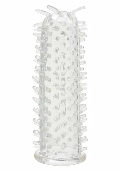 ToyJoy Seduction Sleeve TPR Textured Intimate Extension Transparent