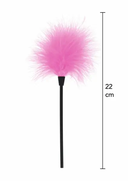 ToyJoy Sexy Feather Tickler Black - Elegant Sensual Feather Accessory