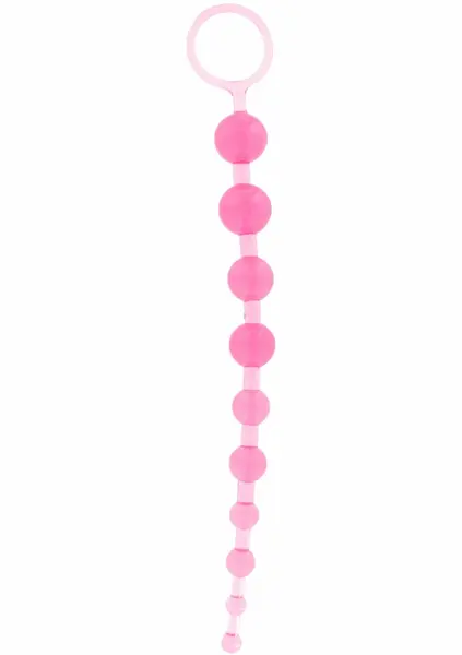 ToyJoy Thai Toy Beads Flexible Silicone Intimate Accessory Black