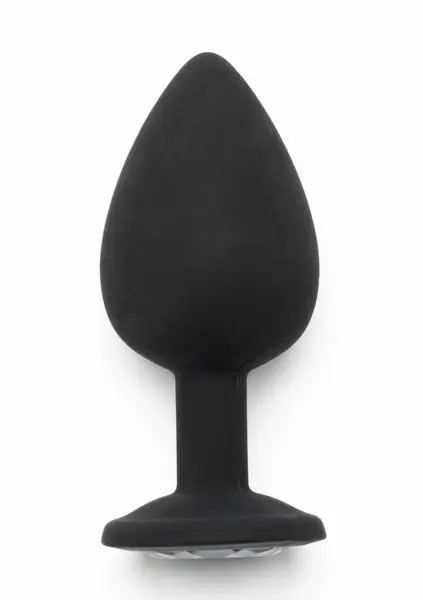 TOYJOY Diamond Booty Jewel Large Silicone Plug with Gemstone Accent