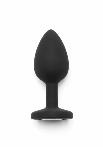 TOYJOY Diamond Booty Jewel Small Silicone Plug with Gemstone Accent