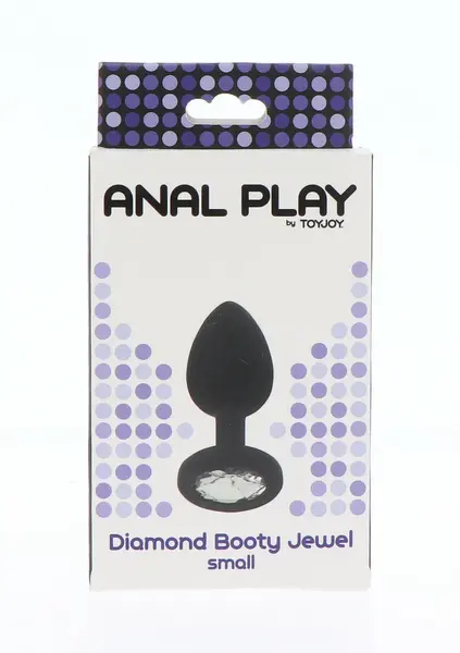 TOYJOY Diamond Booty Jewel Small Silicone Plug with Gemstone Accent