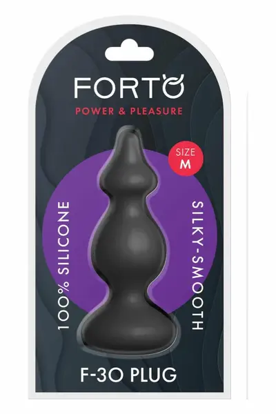 FORTO F-30 POINTER Medium Black Premium Silicone Bead System