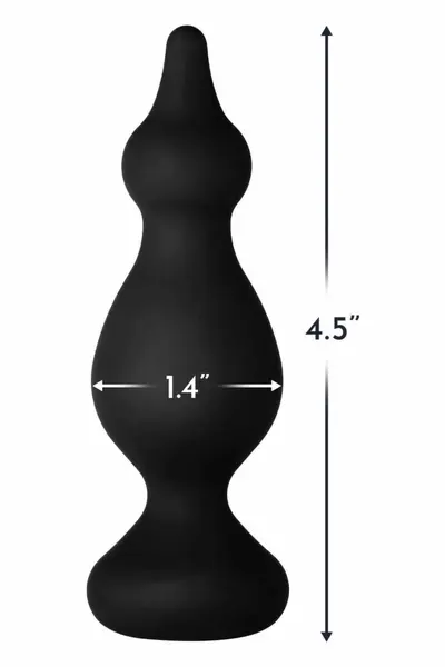 FORTO F-30 POINTER Medium Black Premium Silicone Bead System